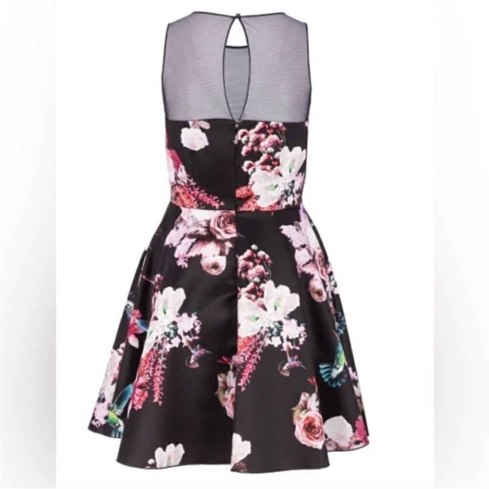 Pinko Black Mesh Detail sleeveless dress, US8 - Picture 2 of 14